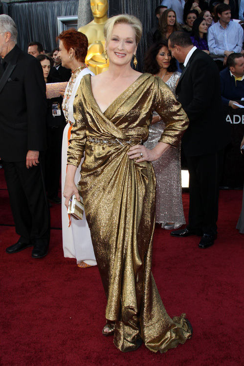 Меріл Стріп. Оскар 2012. Фото